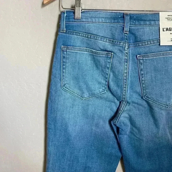 L'AGENCE Nicoline Cropped High-Rise Slim-leg Jeans - Picture 12 of 12